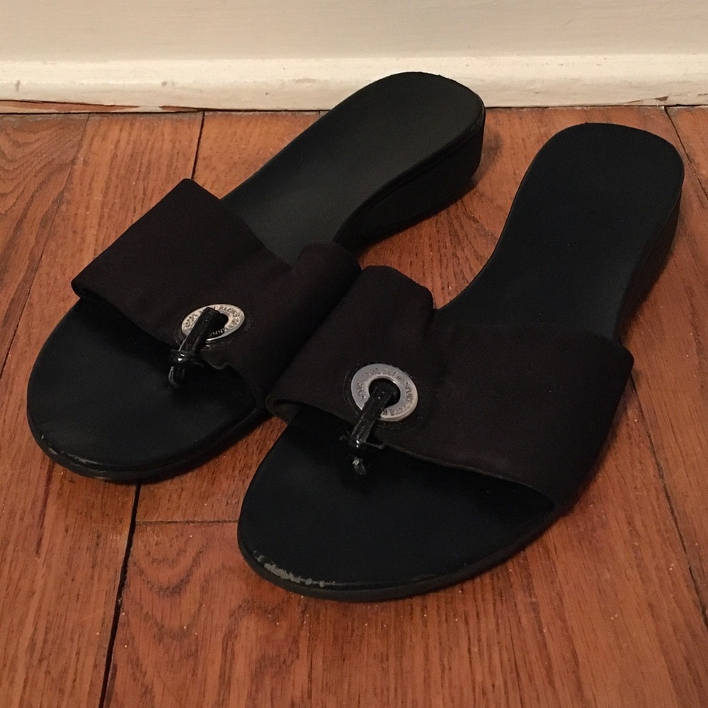 Anne Klein Black Sandals